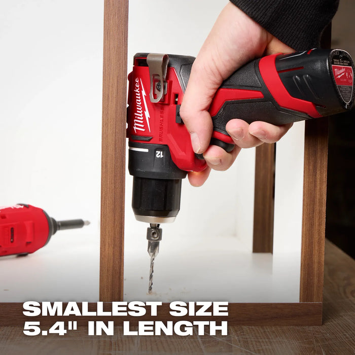 Milwaukee 3401-20 M12 Subcompact Brushless 3/8" Drill-Driver (Tool Only) - Image 4