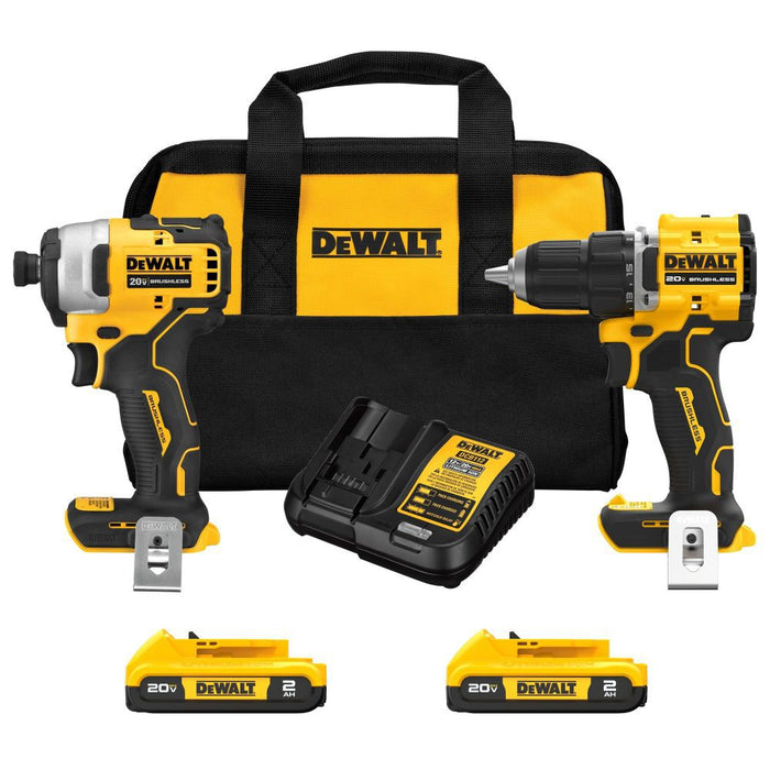 DeWalt DCK225D2 Atomic 20V MAX Brushless Cordless 2-Tool Kit - Image 1