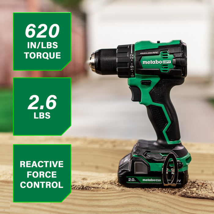 18V MultiVolt 1/2" Cordless Brushless Driver Drill Kit - Image 2