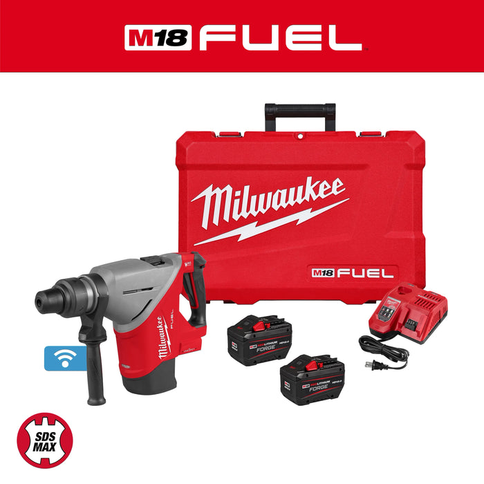 MilMilwaukee 2918-22HD M18 FUEL 1-3/4" SDS Max Hammer Drill Kit - Image 1
