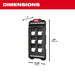 Milwaukee 48-22-8496 PACKOUT Compact Wall Plate - Image 3