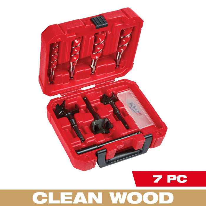 Milwaukee 49-22-0065 Plumbers' 7-Piece Selfeed Bit Kit - Image 1