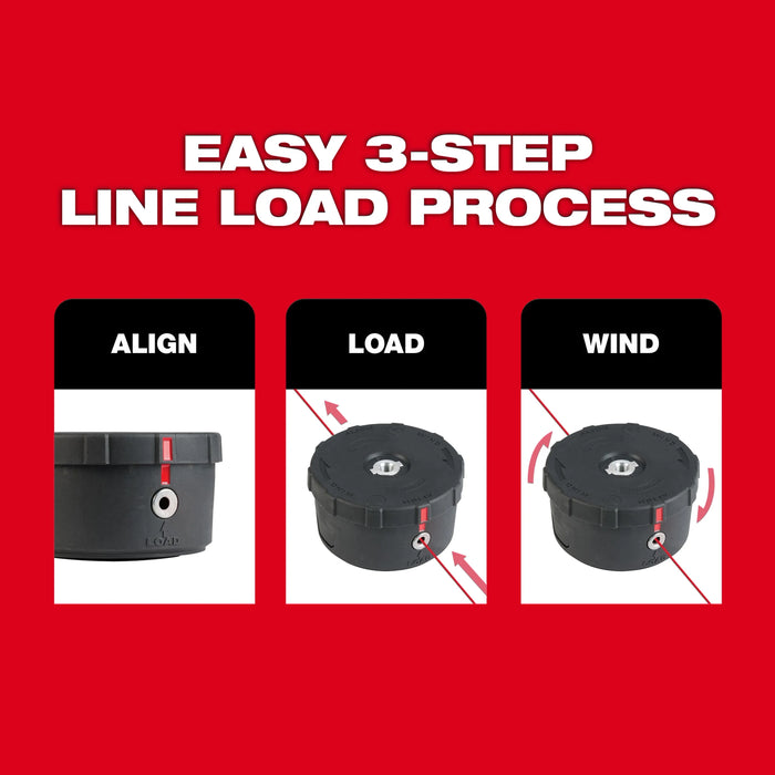Milwaukee 49-16-2748 Easy Load Trimmer Head - Image 3