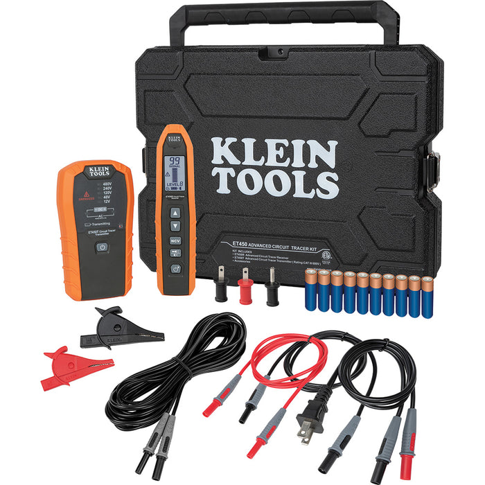 Klein ET450 Advanced Electrical Circuit Breaker Finder and Wire Tracer Kit - Image 1