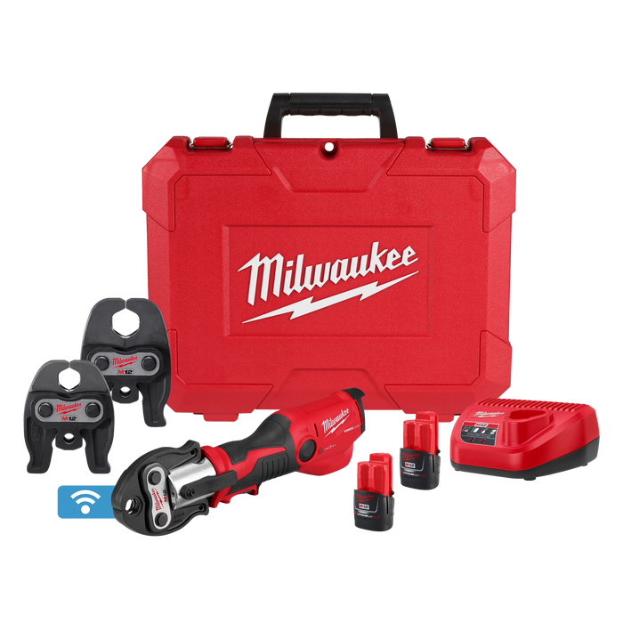 Milwaukee 2573-22 M12 Force Logic Press Tool Kit - Image 1