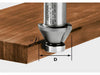 Festool 490090 HW 45 Degree OFK 500 Chamfer Cutter Router Bit - Image 1