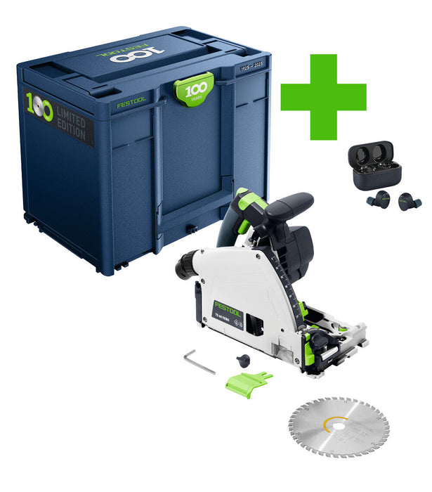 Festool 578218 TS 60 KEBQ-Plus 100Y Plunge Cut Track Saw - Image 1