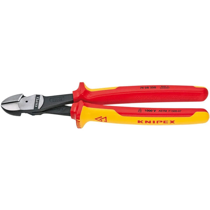 Knipex 74 08 25 10" High Leverage Diagonal Cutters - Image 1