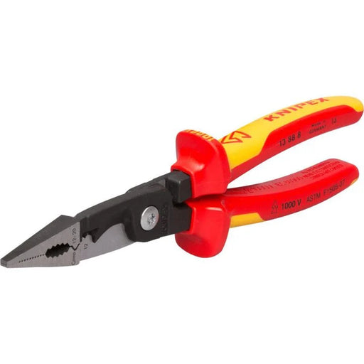 Knipex 13 88 8 8" 6-in-1 Electrical Installation Pliers - Image 1