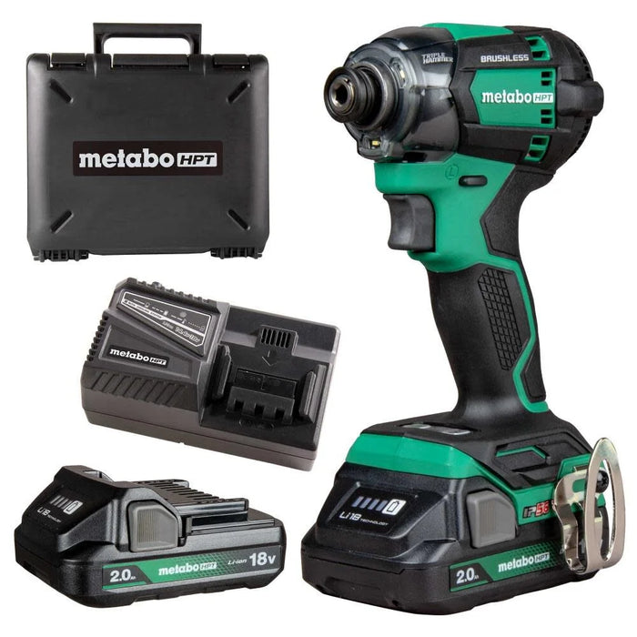 Metabo HPT WH18DCM 18V MultiVolt Triple Hammer BOLT Impact Driver Kit - Image 1