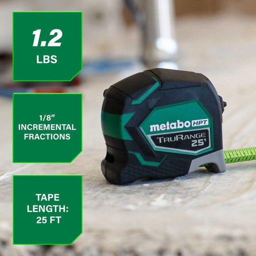 Metabo HPT 115925M 25' TruRange Measuring Tape - Image 2