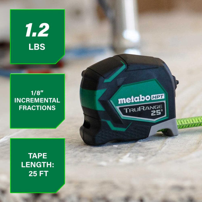 Metabo HPT 115925M 25' TruRange Measuring Tape - Image 2