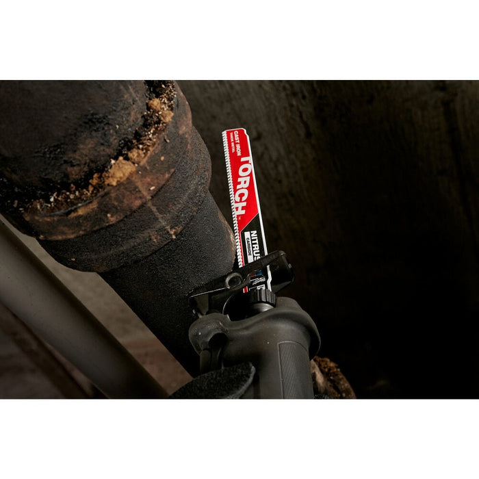 Milwaukee 48-00-5262 THE TORCH 9" x 8 TPI NITRUS Carbide Sawzall Blades - Image 5