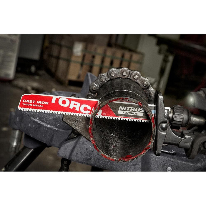 Milwaukee 48-00-5262 THE TORCH 9" x 8 TPI NITRUS Carbide Sawzall Blades - Image 6