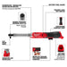 Milwaukee 3059-20 M12 FUEL 3/8" Extended Reach Ratchet (Tool Only) - Image 3