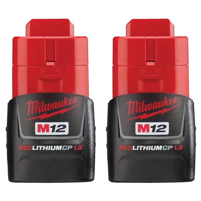 Milwaukee 48-11-2411 M12 Redlithium Compact Battery 2 Pack - Image 1