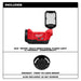 Milwaukee 2359-20 M18 ROVER Compact Folding Flood Light - Image 2
