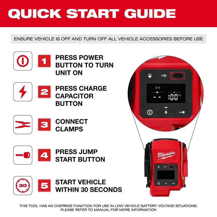 Milwaukee 3841-20 M18 HOTSHOT Jump Starter (Tool Only) - Image 6