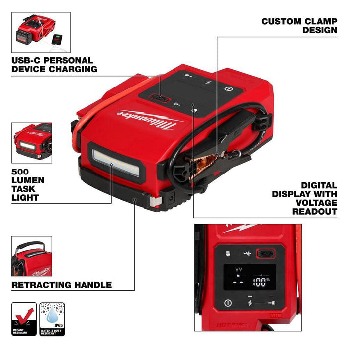 Milwaukee 3841-20 M18 HOTSHOT Jump Starter (Tool Only) - Image 3