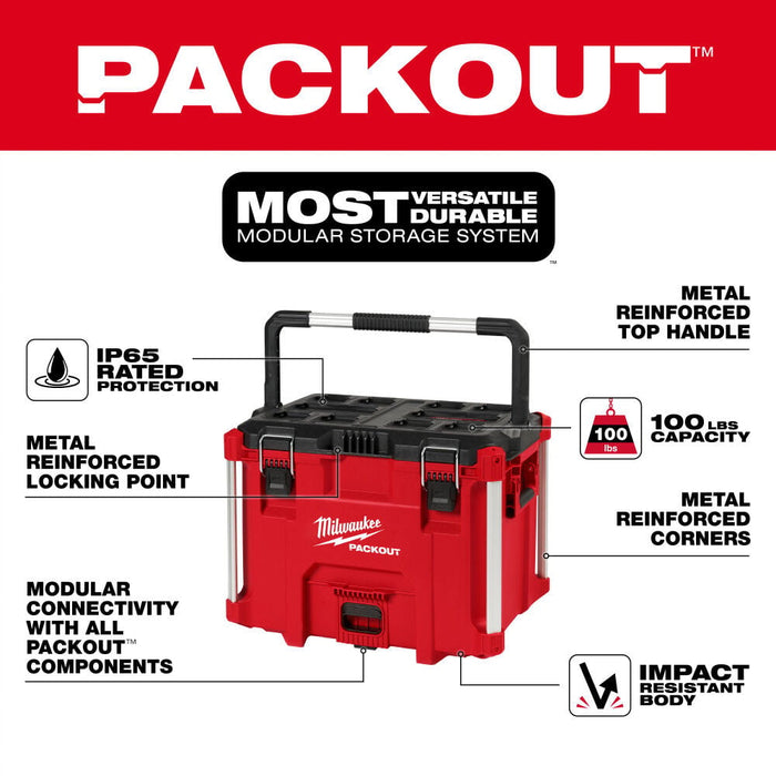 Milwaukee 48-22-8423 PACKOUT XL Tool Box - Image 2