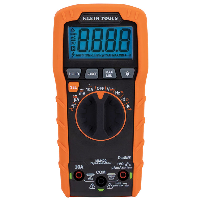Klein MM420 600V Manual-Ranging Digital Multimeter - Image 1