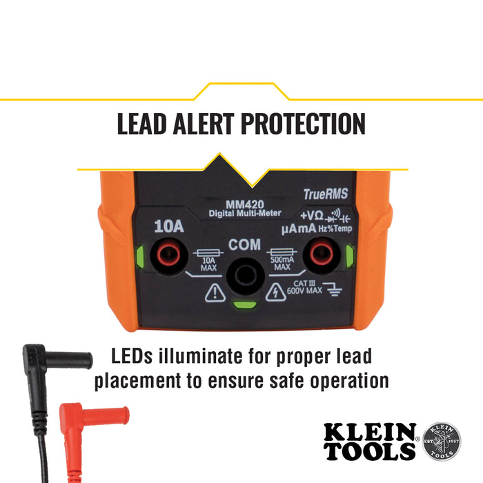 Klein MM420 600V Manual-Ranging Digital Multimeter - Image 4