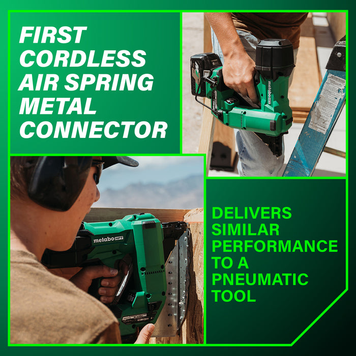 Metabo HPT R1838DKAM 18V MultiVolt Brushless 1-1/2" Metal Connector Nailer Kit  Image 5
