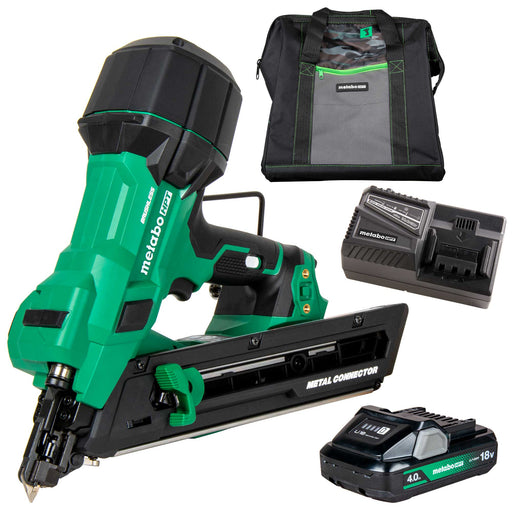 Metabo HPT R1838DKAM 18V MultiVolt Brushless 1-1/2" Metal Connector Nailer Kit  Image 1