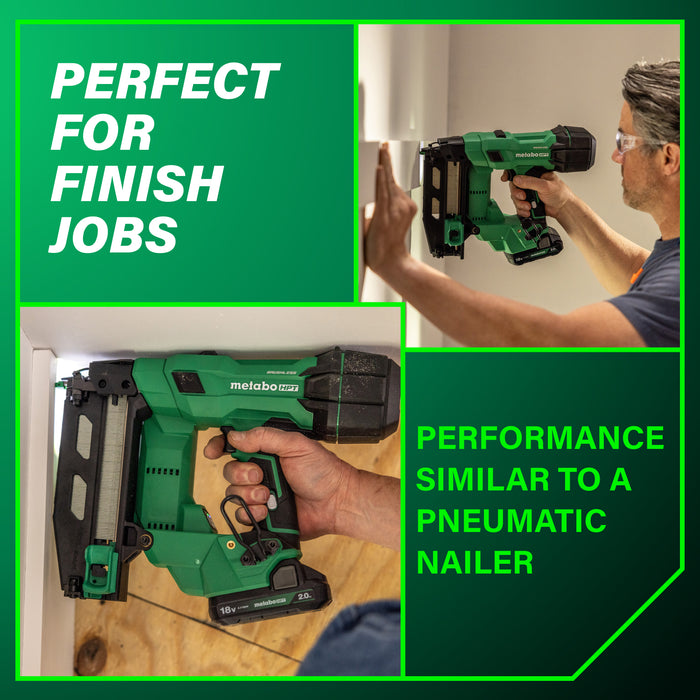 Metabo HPT NT1865DSAM 18V MultiVolt Pro 16-GA Straight Finish Nailer - Image 4