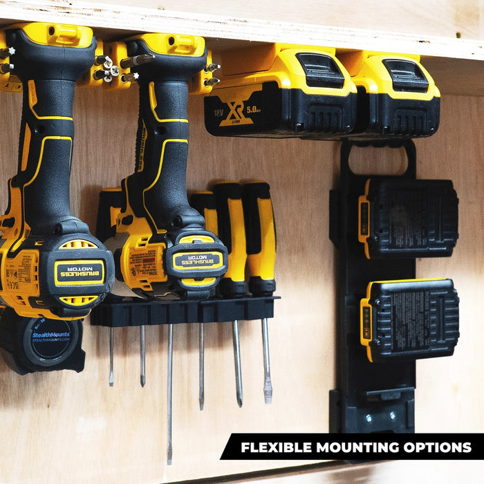 StealthMounts DeWalt Yellow Battery Mount 6 Pack - Image 4
