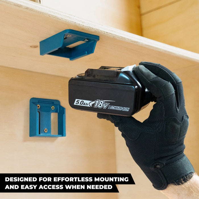 StealthMounts Makita Blue Battery Mount 6 Pack - Image 3