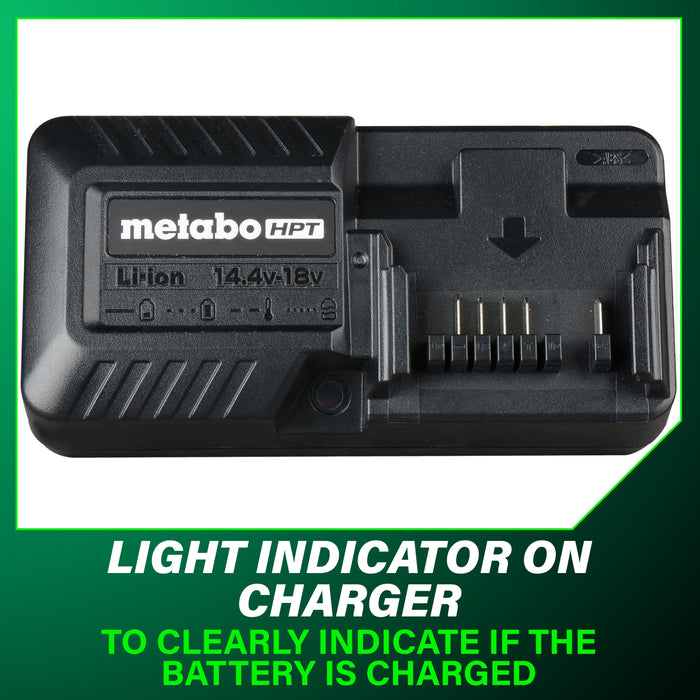 Metabo HPT UC18YKSLQBYM 18V / 2.0Ah Batteries and Charger Kit - Image 3