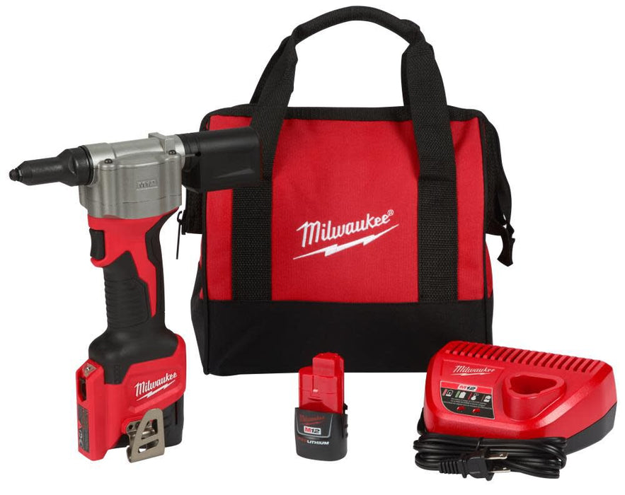 Milwaukee 2550-22 M12 Rivet Tool Kit - Image 1