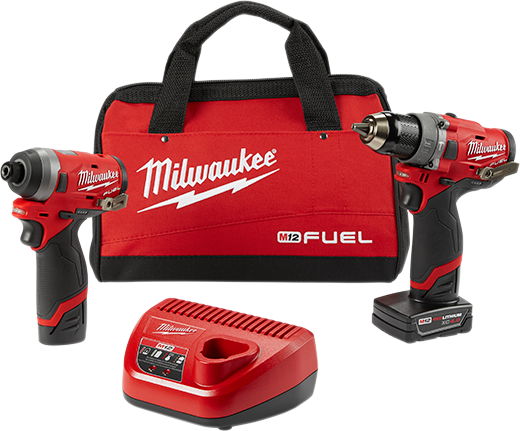 Milwaukee 2598-22 M12 Fuel 2-Tool Combo Kit - Image 1