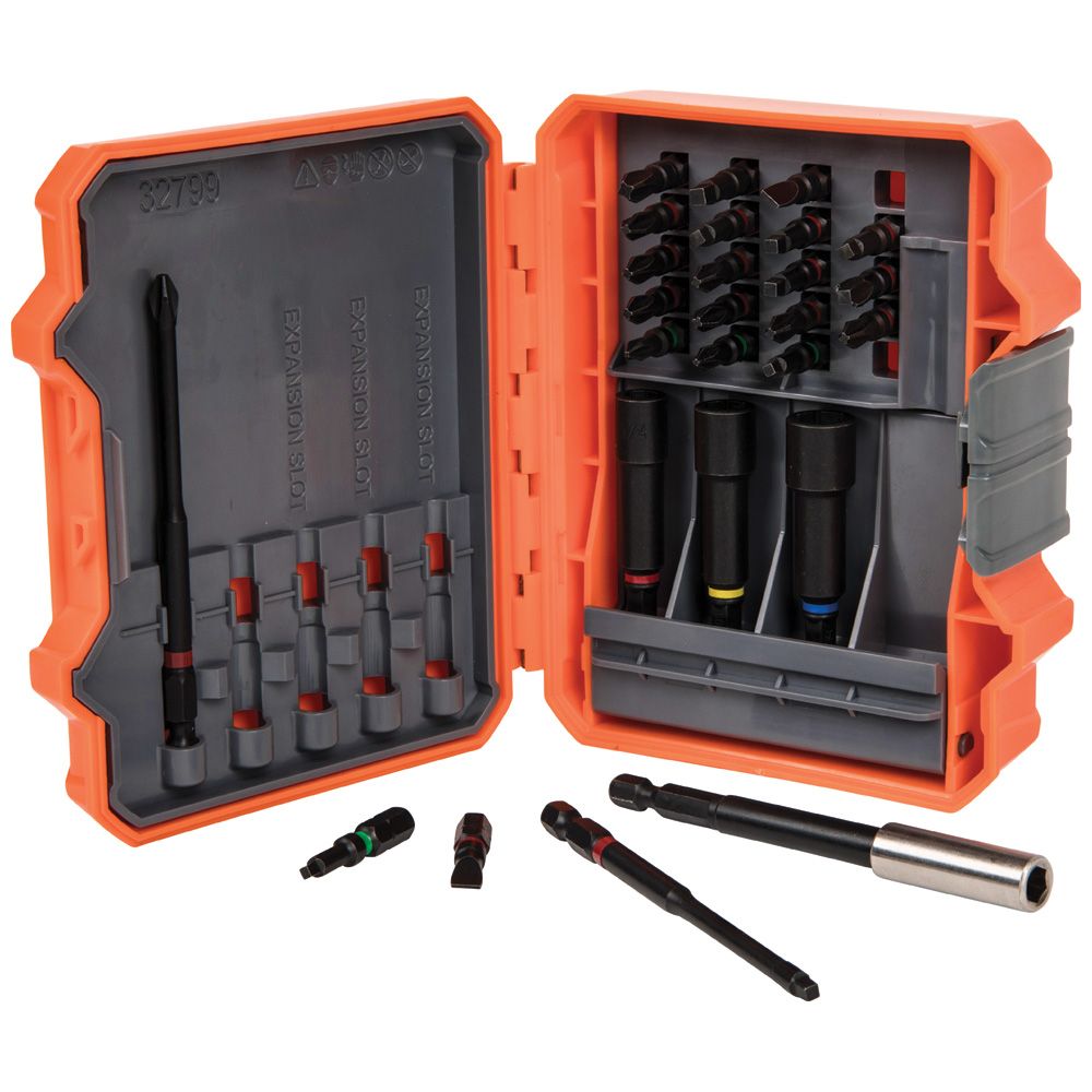 Klein 32799 26 Piece Pro Impact Power Bit Set — Coastal Tool