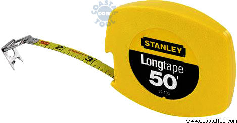 Stanley 34-103 50' Long Tape Rule — Coastal Tool
