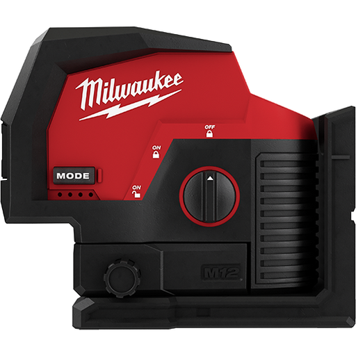 Milwaukee 3622-20 M12 Green Cross Line & Plumb Points Laser (Tool Only) - Image 1