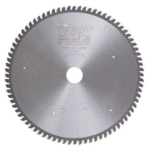 Tenryu Sägeblatt Für Gehrungssägen – Perfekt Für Holz Und Radialarmsägen | 10 Zoll, 40 Zähne, 5/8" Aufnahme