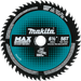 Makita B-57342 6-1/2" 56T Carbide-Tipped Max Efficiency Cordless Plunge Saw Blade - Image 1