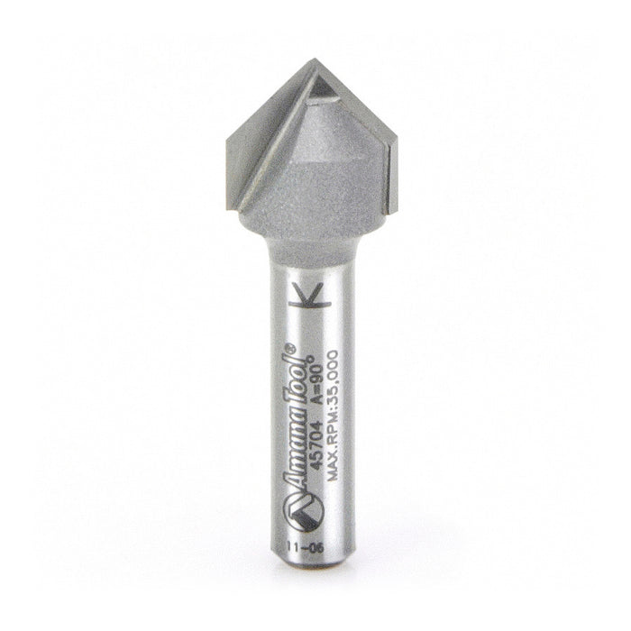 Amana 45704 V-Groove Router Bit - Image 1