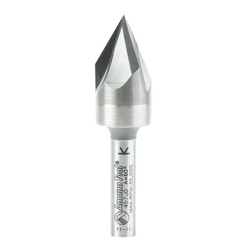 Amana 45730 Solid Carbide Signmaking & Lettering Router Bit - Image 1