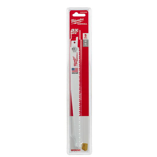 Milwaukee 9" x 6 TPI Clean Wood Cutting Blades - Image 1