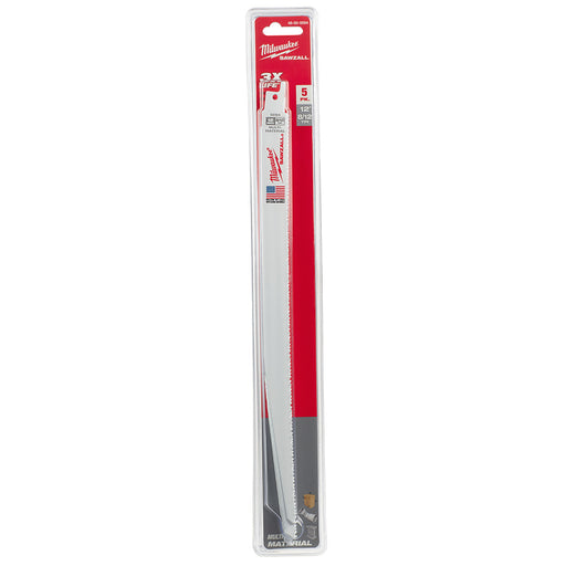 Milwaukee 12" x 8/12 Multi-Material Sawzall Blades - Image 1