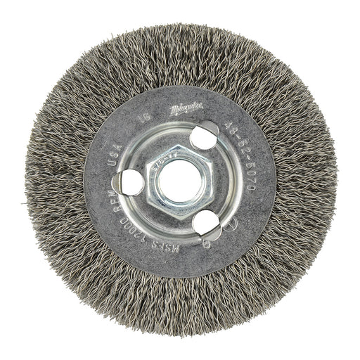 Milwaukee 48-52-5070 4" Radial Crimped Wire Wheel Brush - Image 1