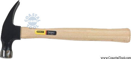 Stanley 51-716 16 oz Rip Claw Wood Handle Nail Hammer