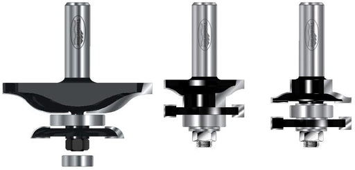 Timberline TRS-250 3 Piece Ogee Raised Panel Door Making Set with Back Cutter - Image 1