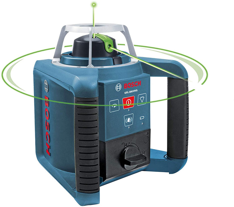 Bosch GRL 300 HVG Self-Leveling Green-Beam Rotary Laser with Layout Beam - Image 1