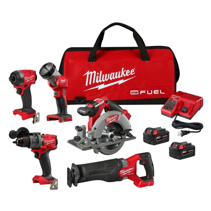 Milwaukee 3697-25 Fuel 5-Tool Combo Kit - Image 1