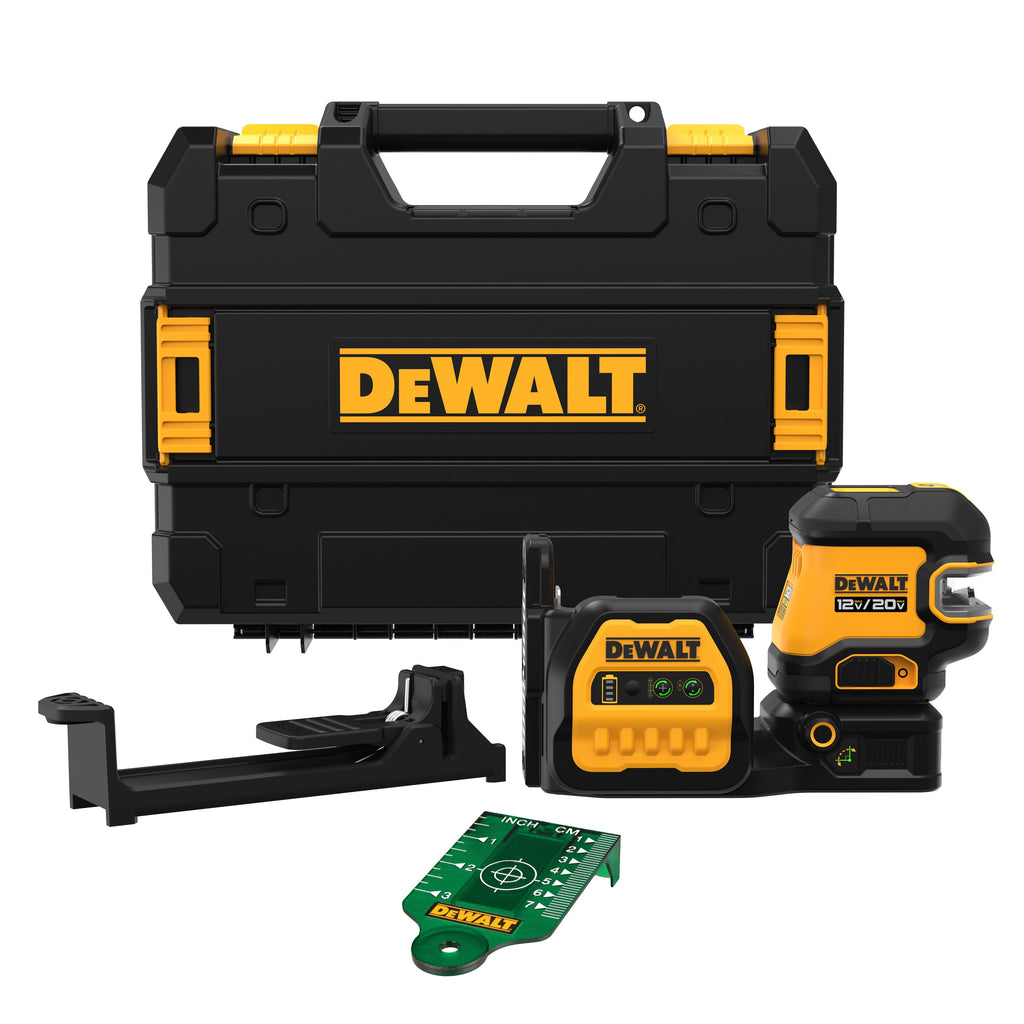 DeWalt DCLE34220GB 12V / 20V MAX Cross Line 2-Spot Combo Green