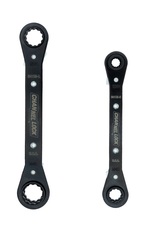 Channellock 841M 2PC Metric Ratcheting Combination Wrench Set - Image 1